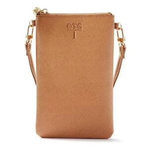 OTG 247 Light Brown Vegan Leather Crossbody Bag